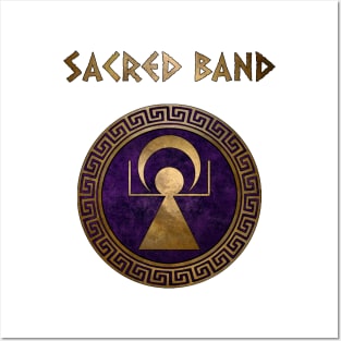 Carthage Sacred Band Shield Symbol of Punic Goddess Tanit Posters and Art